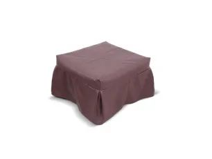 Pouf Letto rivestito in morbida pelle con piedi in PVC di Sofangel