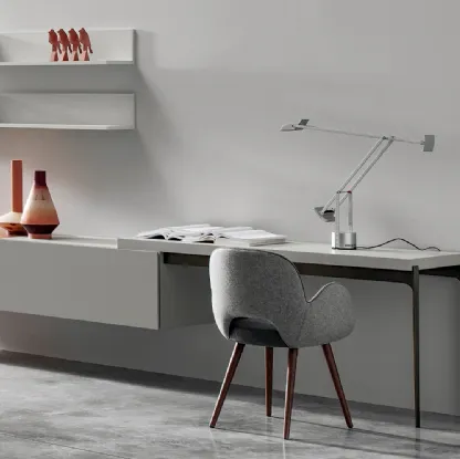 Scrittoio Tavolo H747 moderno con gambe affusolate di SantaLucia
