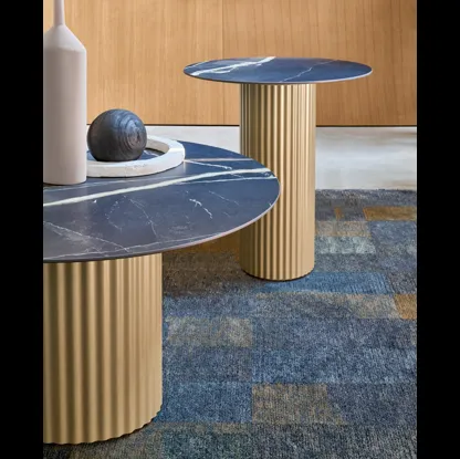 Tavolino Enea con top in ceramica di Riflessi