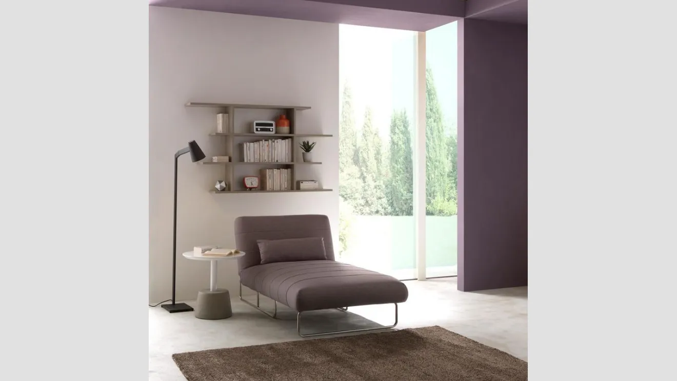 Tavolino rotondo Keoz in MDF con struttura in metallo di Stones