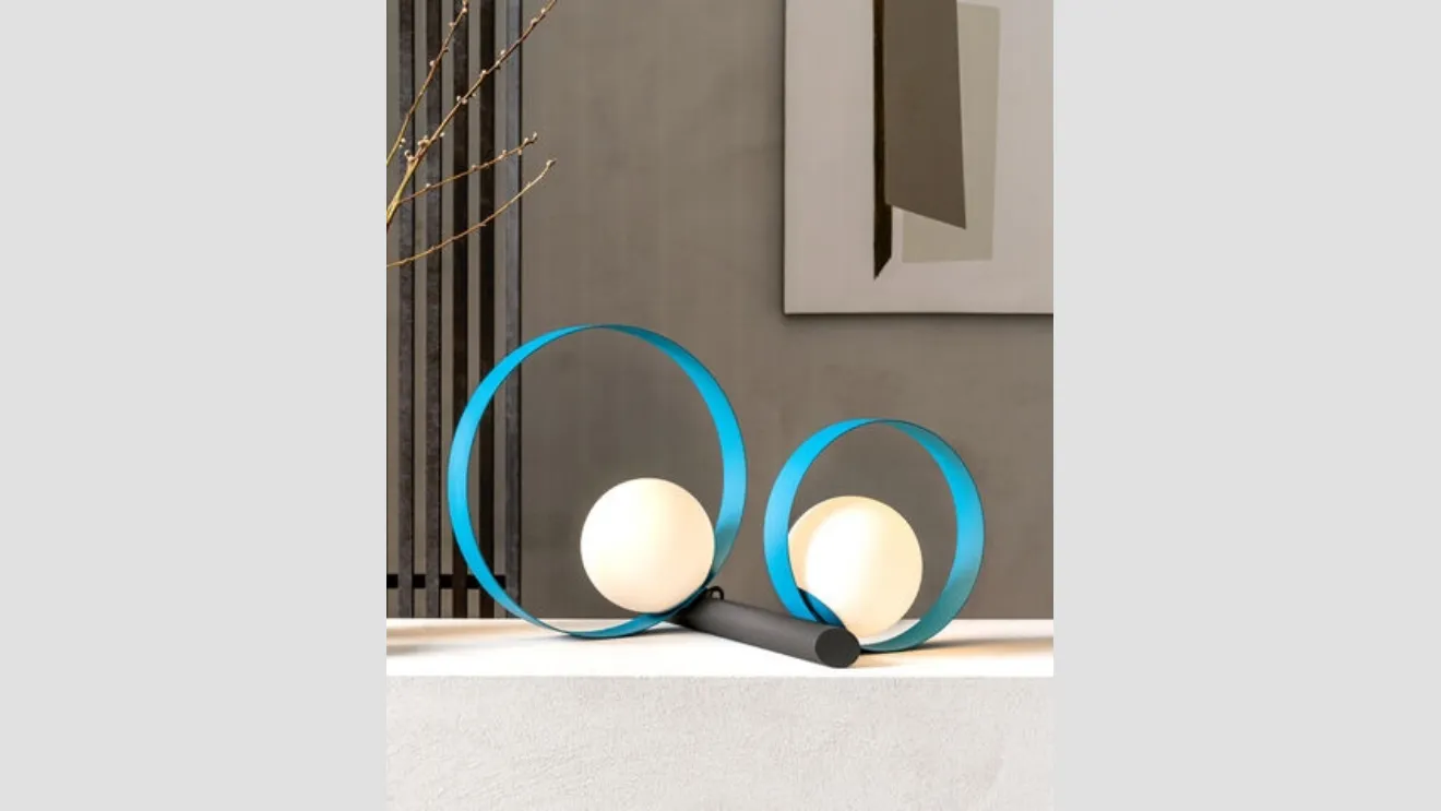 Lampada da tavolo Bubble Duo DT di Riflessi