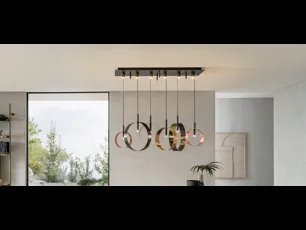 Lampada a sospensione Led Loop S di Riflessi