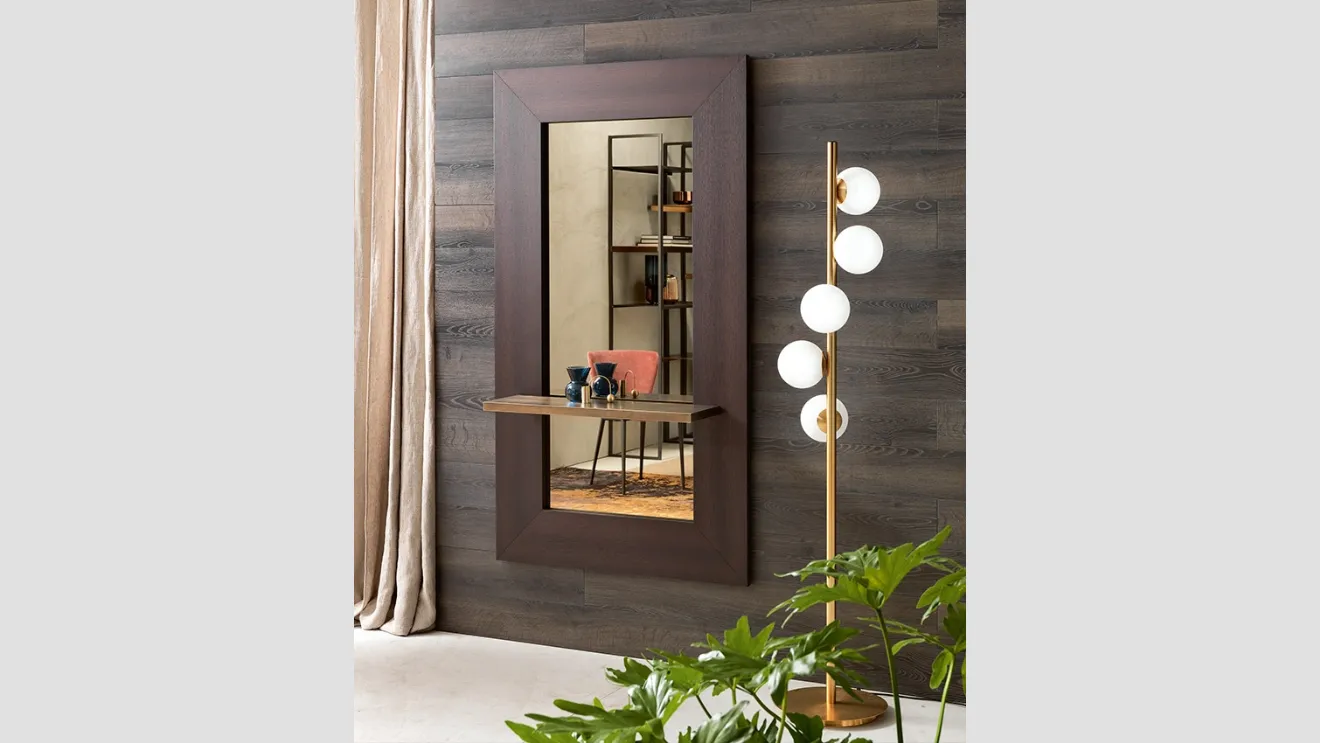 Lampada Twist da Terra in metallo con bulbi in vetro bianco satinato di Riflessi