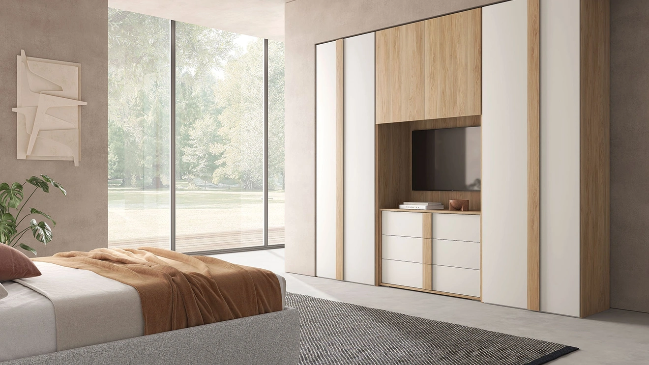 Armadio con ante battenti Composizione 06 di Felver