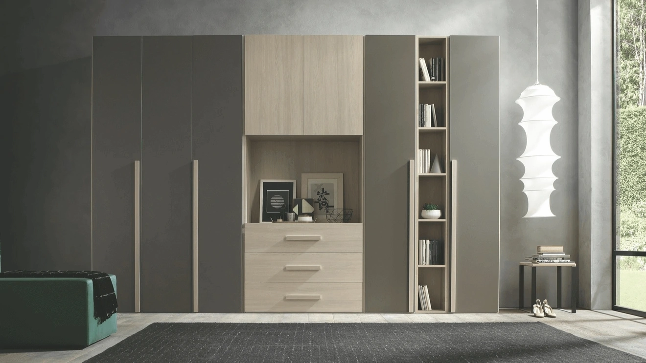 Armadio con ante battenti Composizione 20 di Felver