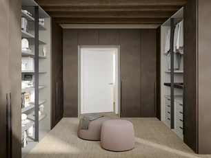 Cabina Armadio Concreta U111 di Colombini Casa