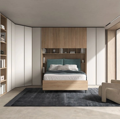 Armadio con ante battenti Ponte 03 di Felver