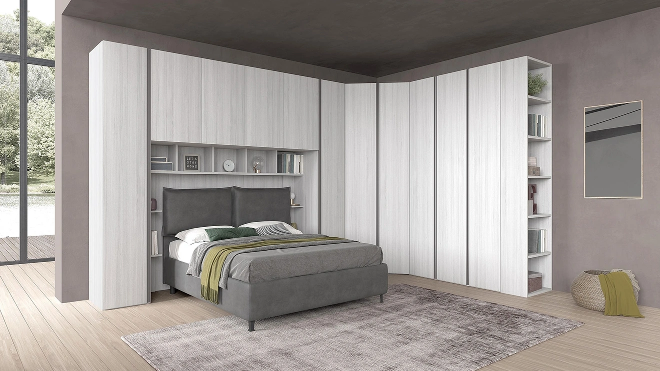 Armadio con ante battenti Ponte 04 di Felver