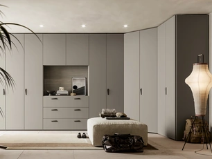 Armadio angolare Liscia Pratico Battente 03 di SantaLucia