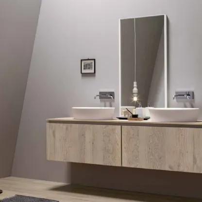 Mobile da Bagno sospeso in rovere 45 04 di Birex
