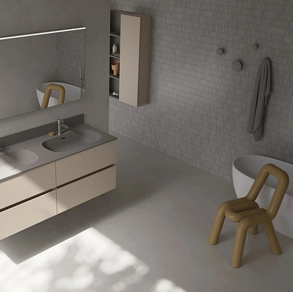 Mobile da Bagno sospeso Tris 04 di Kios
