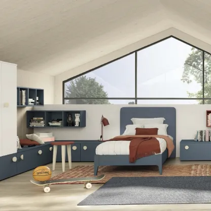 Cameretta componibile Golf C111 in melaminico di Colombini Casa