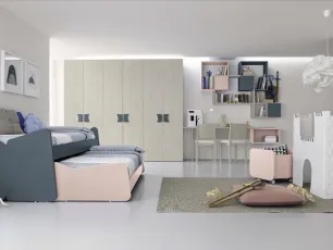 Cameretta salvaspazio Golf C132 in melaminico di Colombini Casa
