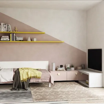 Cameretta componibile Golf Y109 in melaminico di Colombini Casa