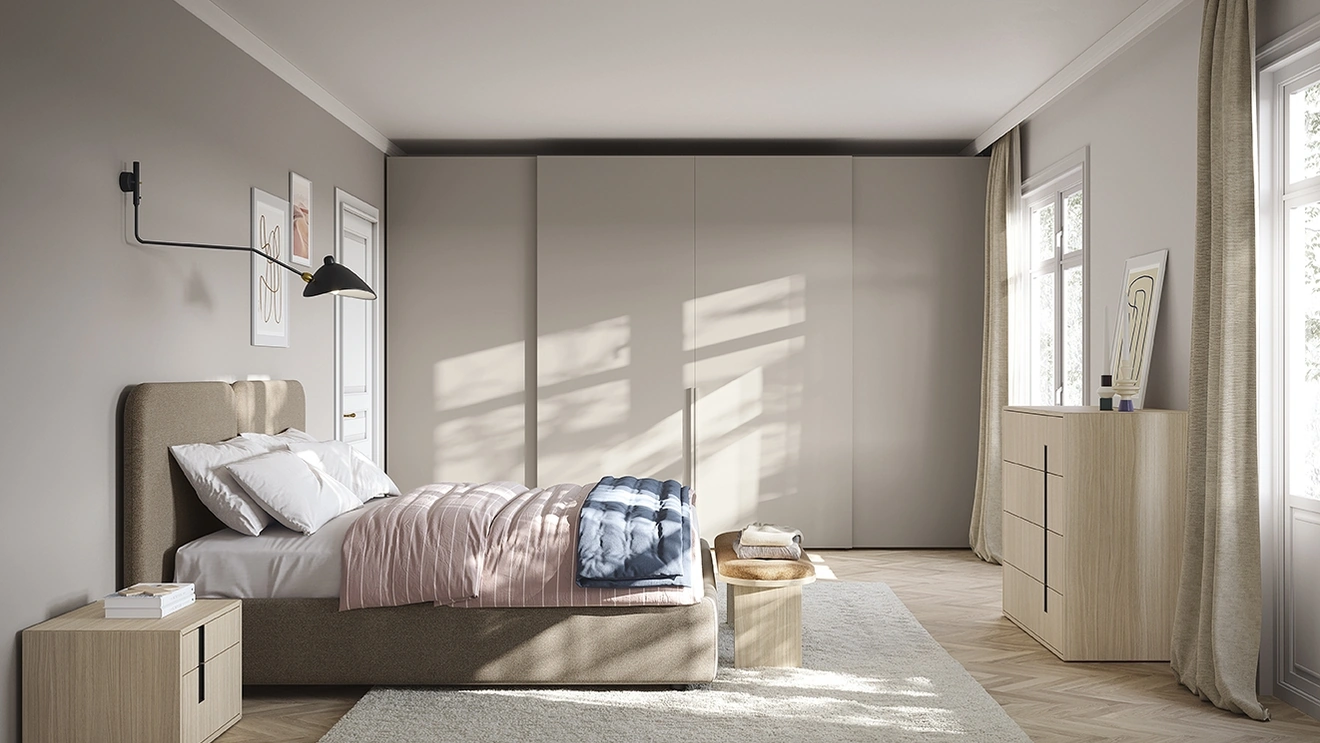 Letto con testiera Alba di Colombini Casa