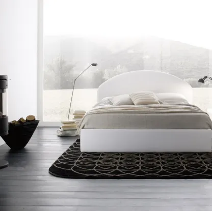 Letto con testiera Soft di Fabbri Salotti