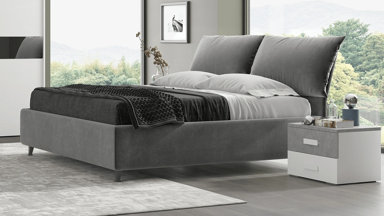 Letto in velluto Gloria di Felver