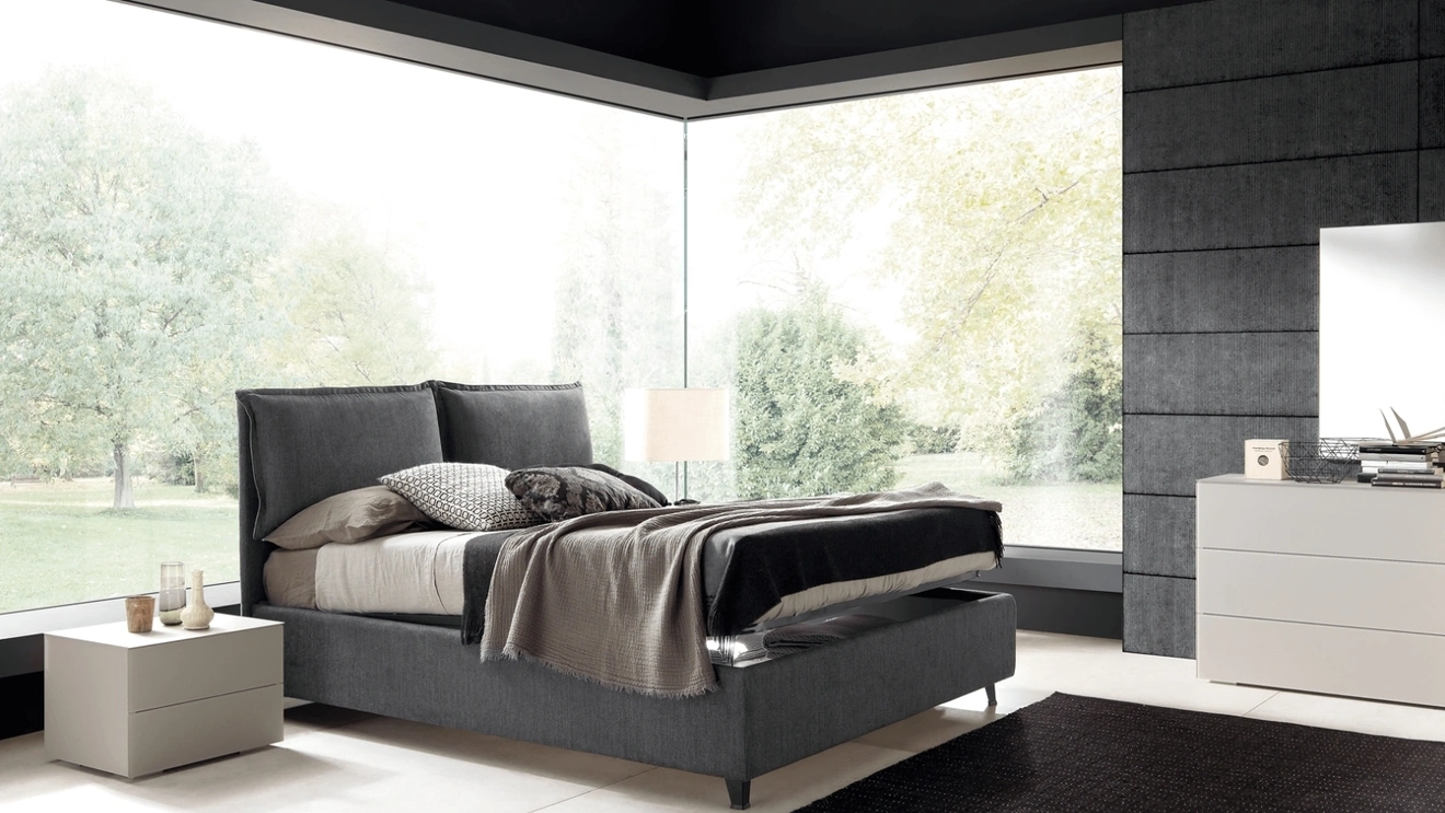 Letto con contenitore Loto di Felver