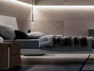 Letto moderno con testiera Levante di SantaLucia