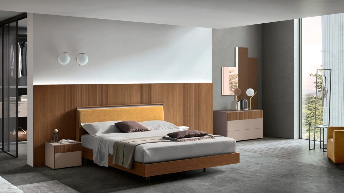 Letto matrimoniale Seta di Maronese