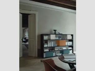 Libreria Modo M6C83 in laccato opaco di Sangiacomo