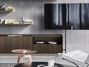 Mobile Porta Tv in Rovere Tv Video di Sangiacomo