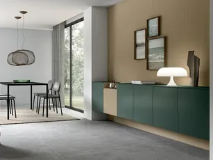 Mobile sospeso Living Glass di Arredo3