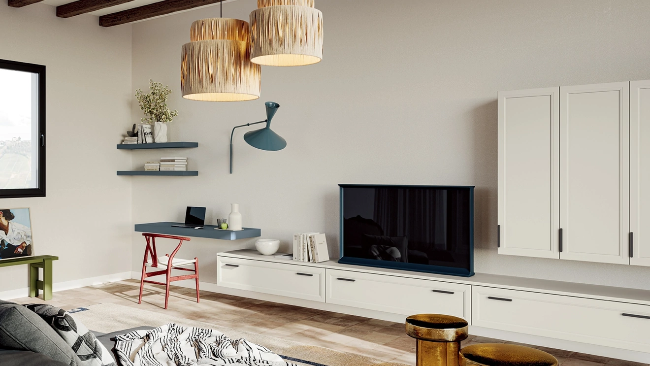 Parete Attrezzata Arcadia AS002 di Colombini Casa