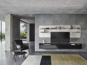 Parete Attrezzata Cabaret One 01 di Sangiacomo