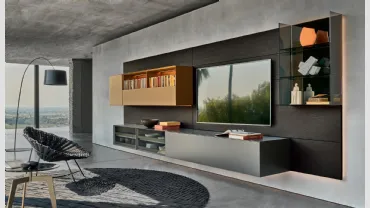 Parete Attrezzata Domino 04 di Sangiacomo