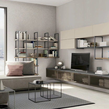 Parete Attrezzata Golf Contract A104 di Colombini Casa