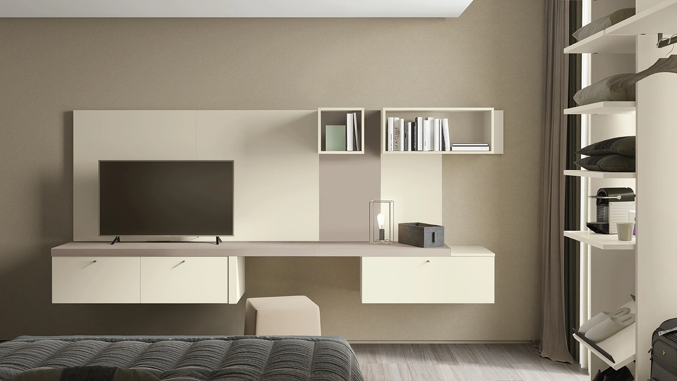 Parete Attrezzata Golf Contract H03 di Colombini Casa