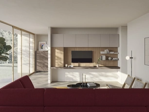 Parete Attrezzata Night & Day L01 di Colombini Casa