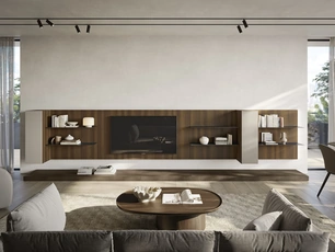 Parete Attrezzata Night & Day L02NS di Colombini Casa