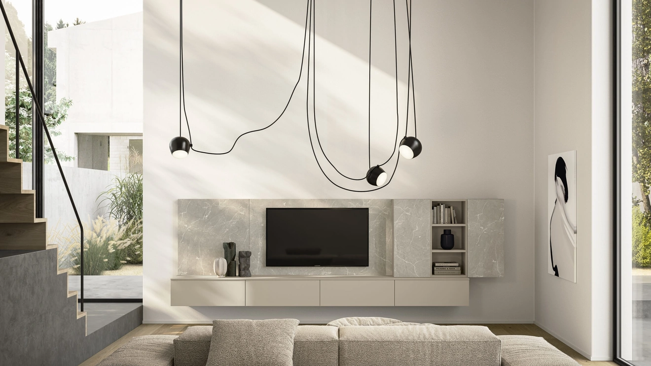 Parete Attrezzata Night & Day L03NS di Colombini Casa