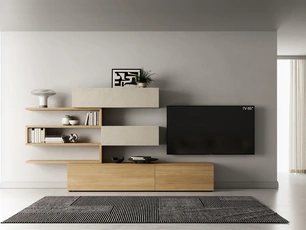 Parete Attrezzata Pratico PTG406 di SantaLucia