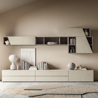 Parete Attrezzata Pratico PTG421 di SantaLucia