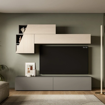 Parete Attrezzata Pratico PTG428 di SantaLucia