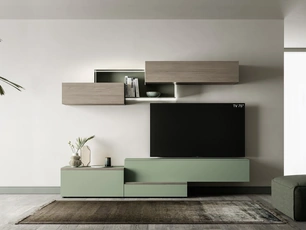 Parete Attrezzata Pratico PTG432 di SantaLucia