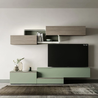 Parete Attrezzata Pratico PTG432 di SantaLucia