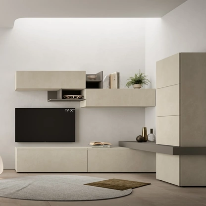 Parete Attrezzata Pratico PTG437 di SantaLucia