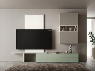 Parete Attrezzata Pratico PTG451 di SantaLucia