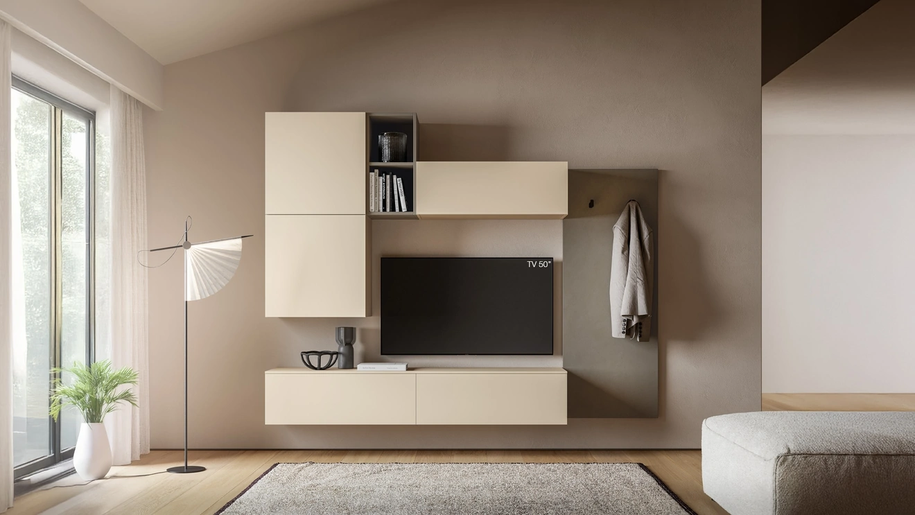 Parete Attrezzata Pratico PTG454 di SantaLucia