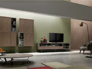 Parete Attrezzata moderna KD014 di SantaLucia