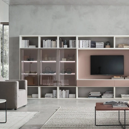 Parete Attrezzata Sistema Spalla Comp SA2202 di Maronese