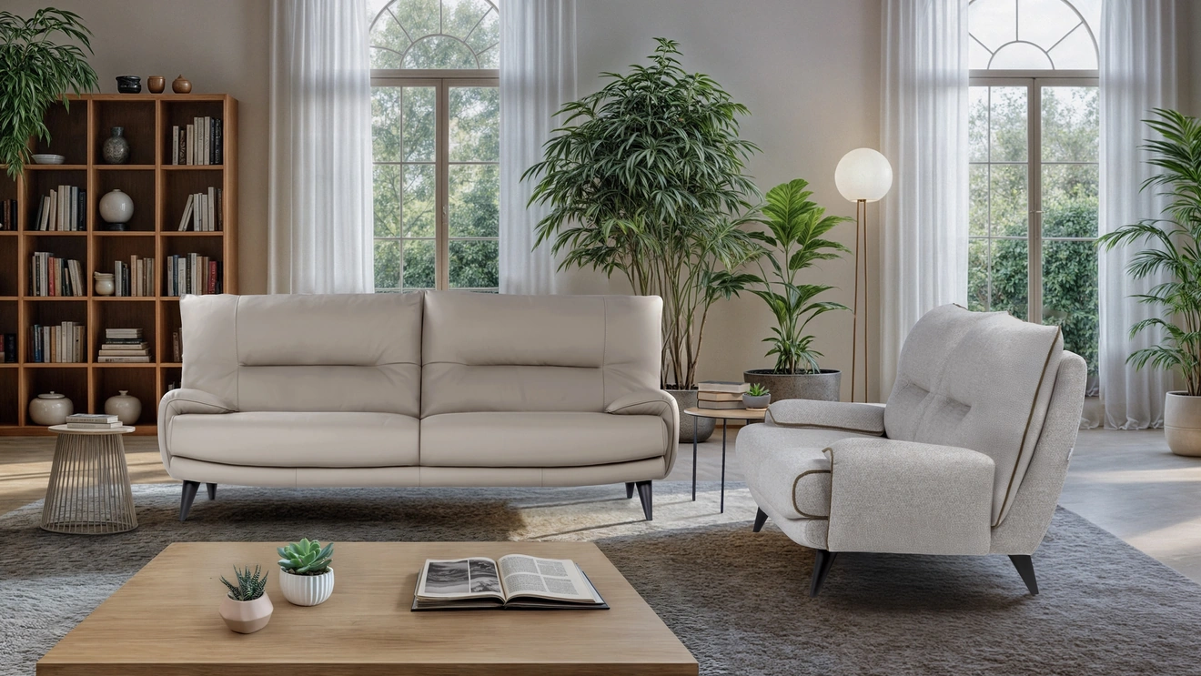 Divano lineare Banquette di Calia