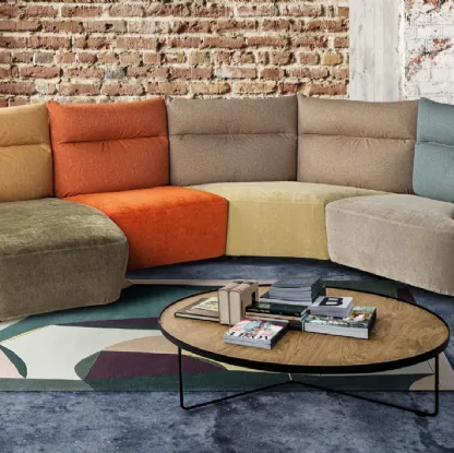 Divano modulare comfort Eliseo di Calia
