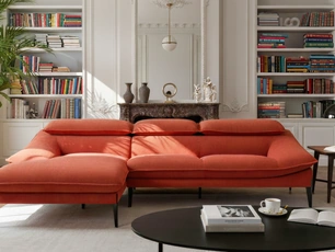 Divano con penisola Flan di Calia