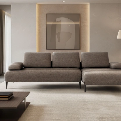 Divano con penisola Freestyle di Calia