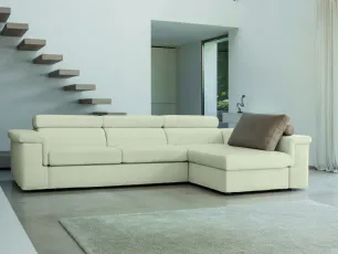 Divano con seduta estensibile Kappadue di Fabbri Salotti